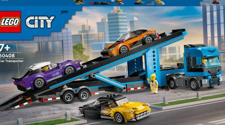 LEGO City 60408 Transportvoertuig met sportauto's
