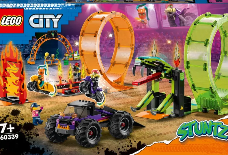 LEGO City Stuntz 60339 Dubbele looping stuntarena