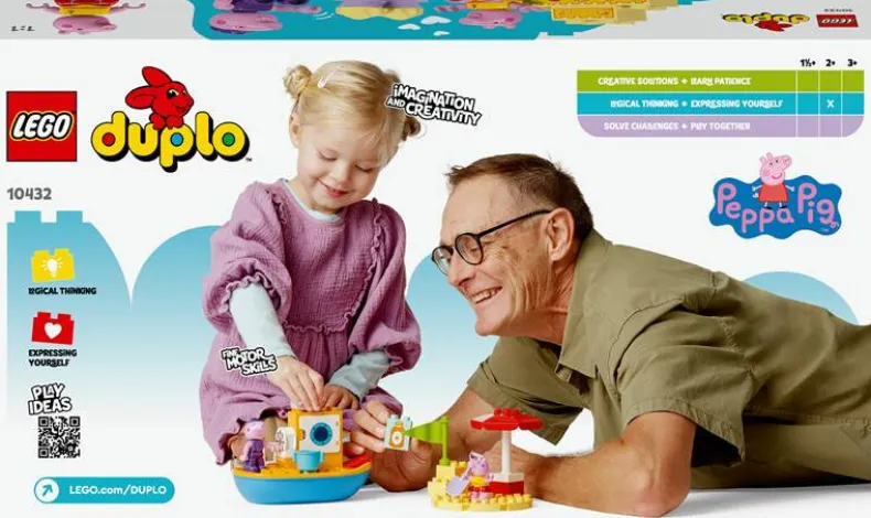 LEGO Duplo 10432 Peppa Pig bootreis
