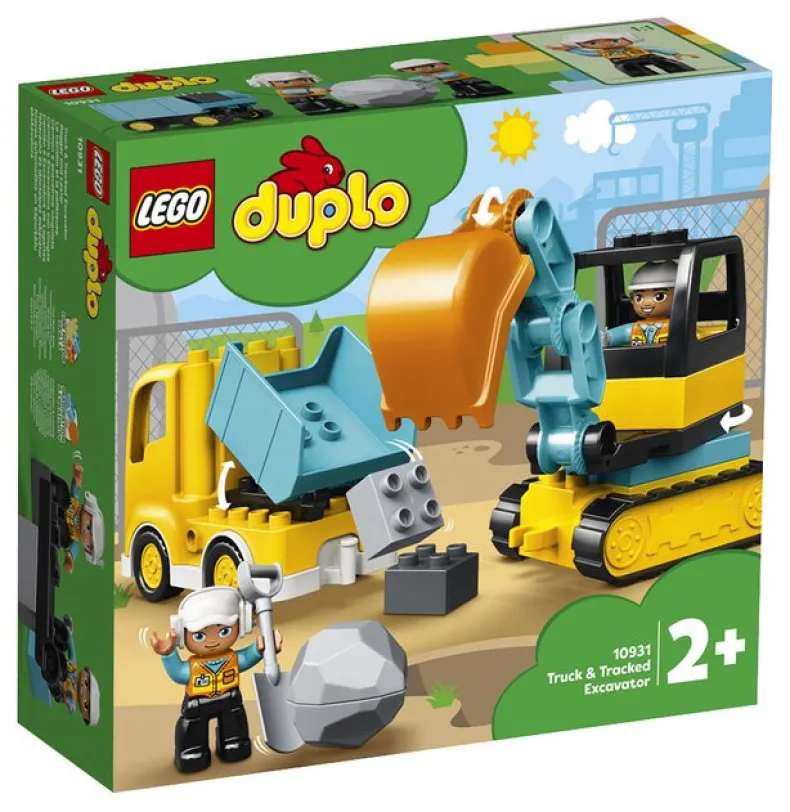 LEGO Duplo 10931 Truck & Graafmachine met Rupsband