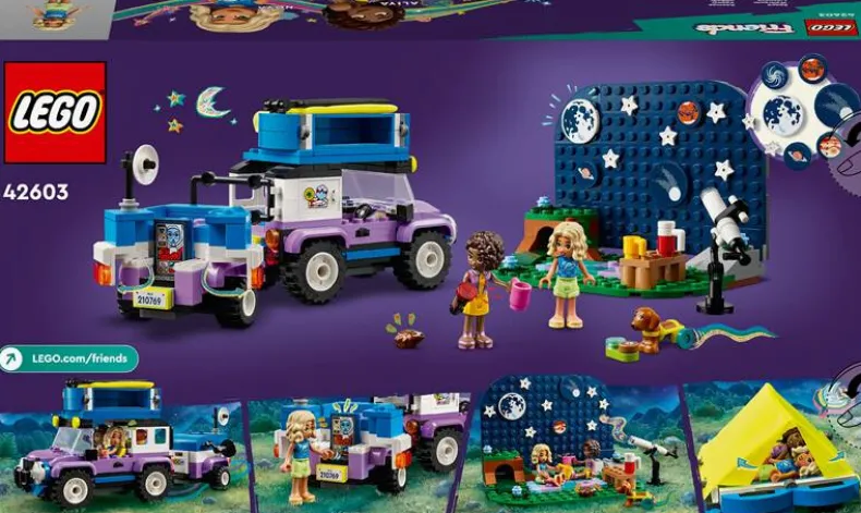 LEGO Friends 42603 Astronomisch kampeervoertuig