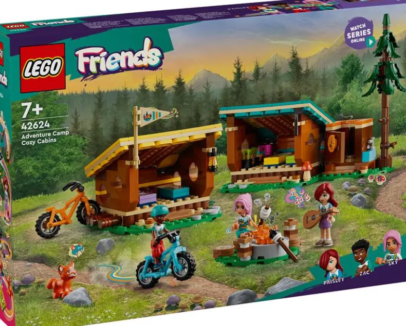 LEGO Friends 42624 Avonturenkamp knusse boshutten