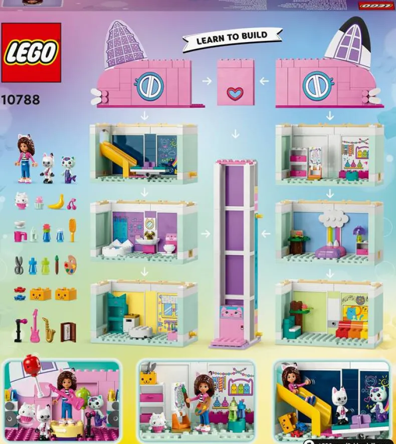 LEGO Gabby's Dollhouse 10788 Gabby's poppenhuis