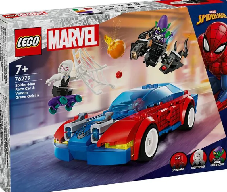 LEGO Marvel 76279 Spider-Man racewagen en Venom Green Goblin