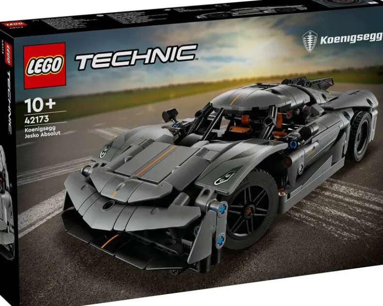 LEGO Technic 42173 Koenigsegg Jesko Absolut grijze hypercar