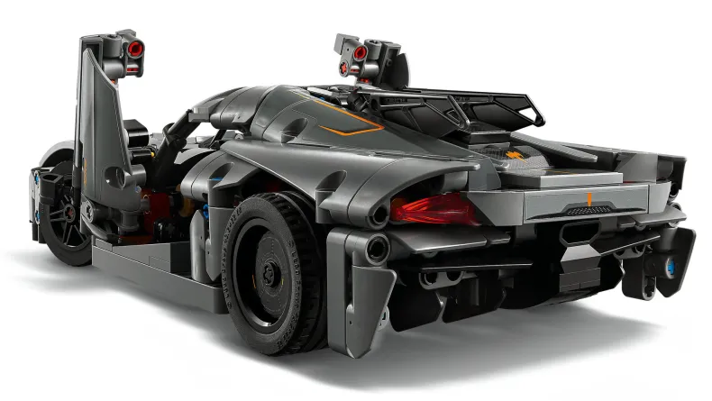LEGO Technic 42173 Koenigsegg Jesko Absolut grijze hypercar