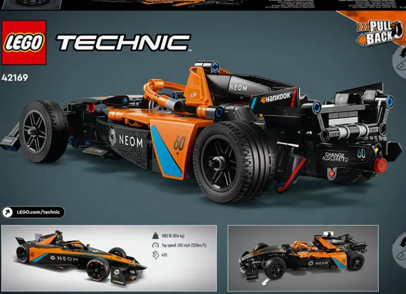 LEGO Technic 42169 NEOM McLaren Formula E racewagen