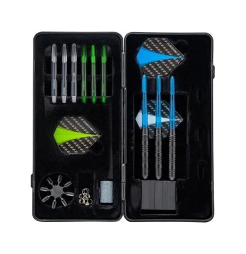Longfield dartpijlen set in etui
