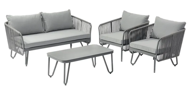 Loungeset Julie - Aluminium