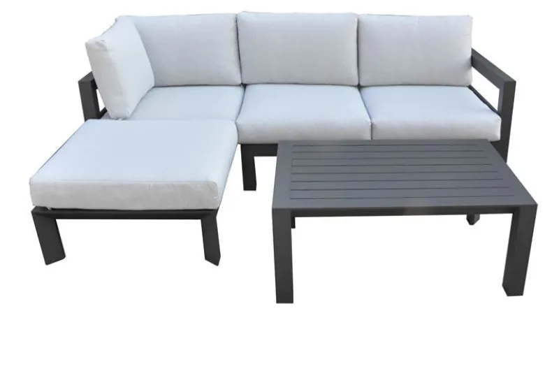 Loungeset Yana Aluminium + tafel