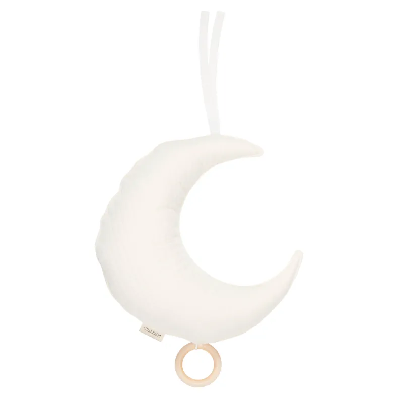 Maan muziekdoosje Pure Soft White