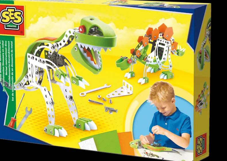 Metaal constructieset dino