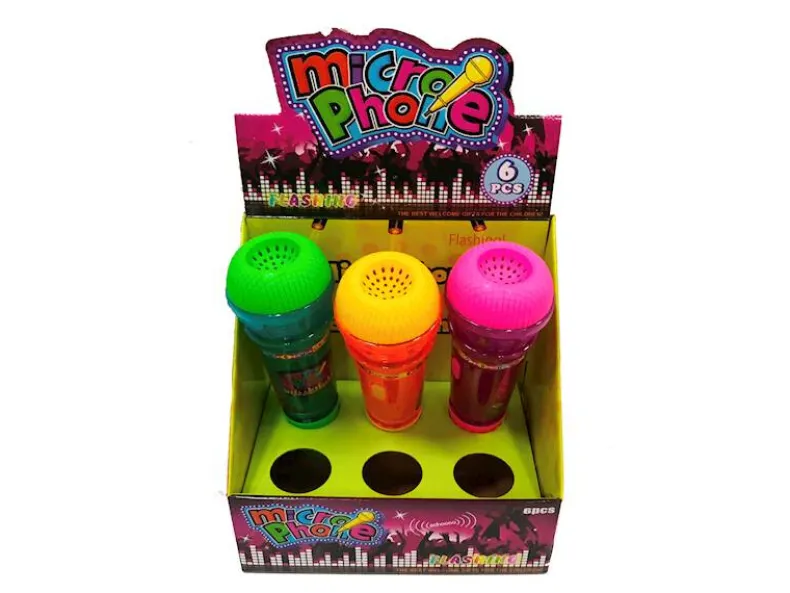 Micro met muziek en licht