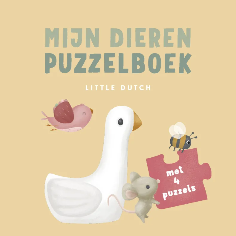 Mijn dieren puzzelboek - Little Dutch