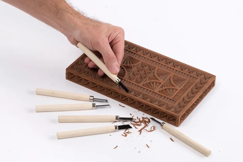 Mini houtbeitelset 6-delig