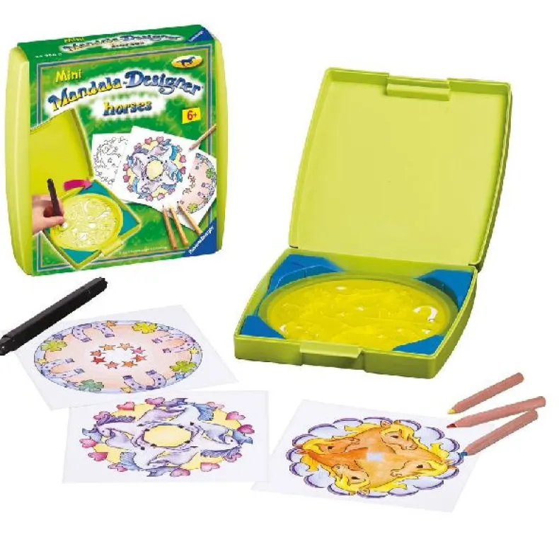Mini mandala designer paarden