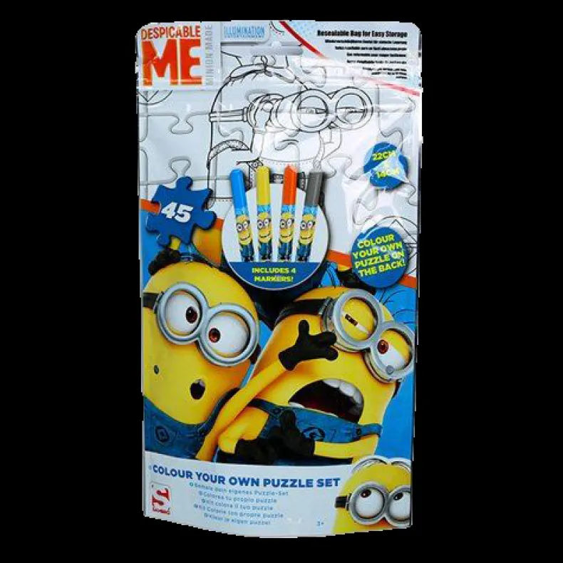 Minions colour puzzles