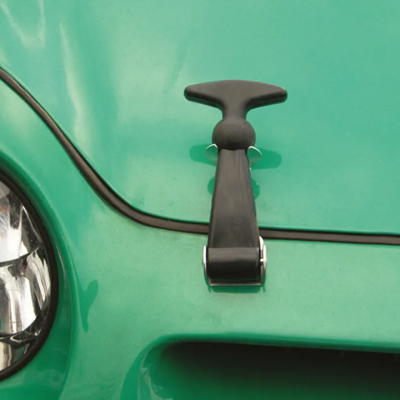 Motorkap haken set 12 cm 2 stuks