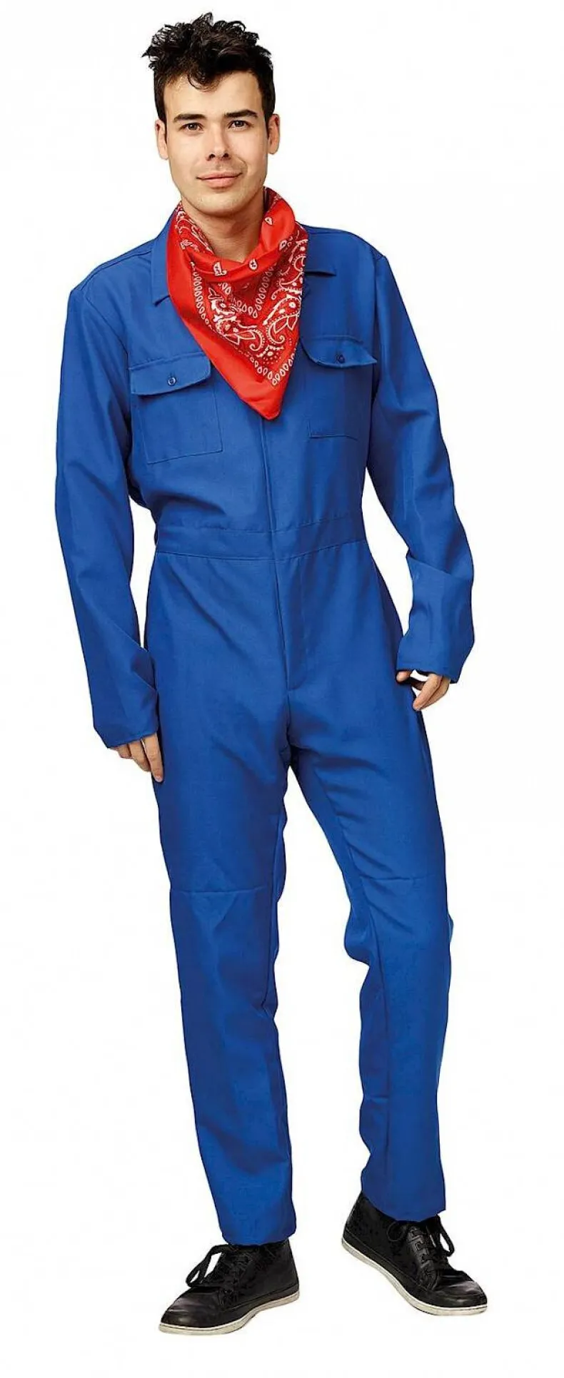 Blauwe Overall Voor Volwassenen - Maat 52