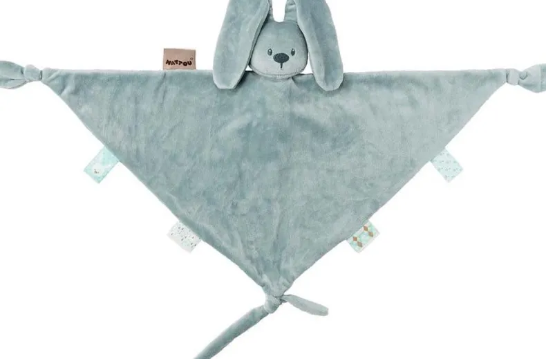 Nattou Konijn Lapidou maxi doudou kopergroen