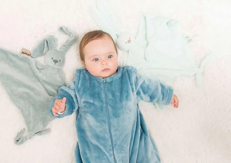 Nattou Konijn Lapidou maxi doudou kopergroen