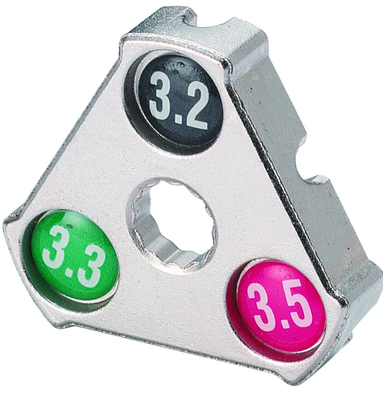 Nippelsleutel chroom 3,2/3,3/3,5 mm