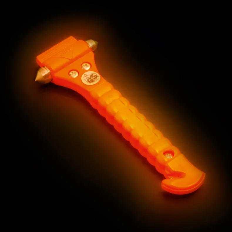 Noodhamer oranje glow in the dark