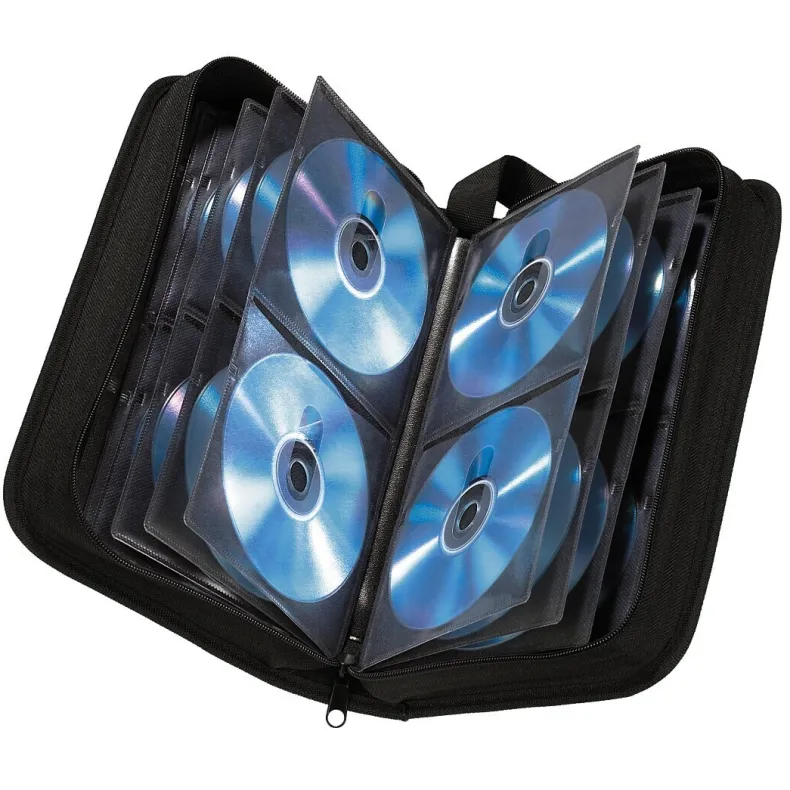 Nylon wallet 64 cd zwart