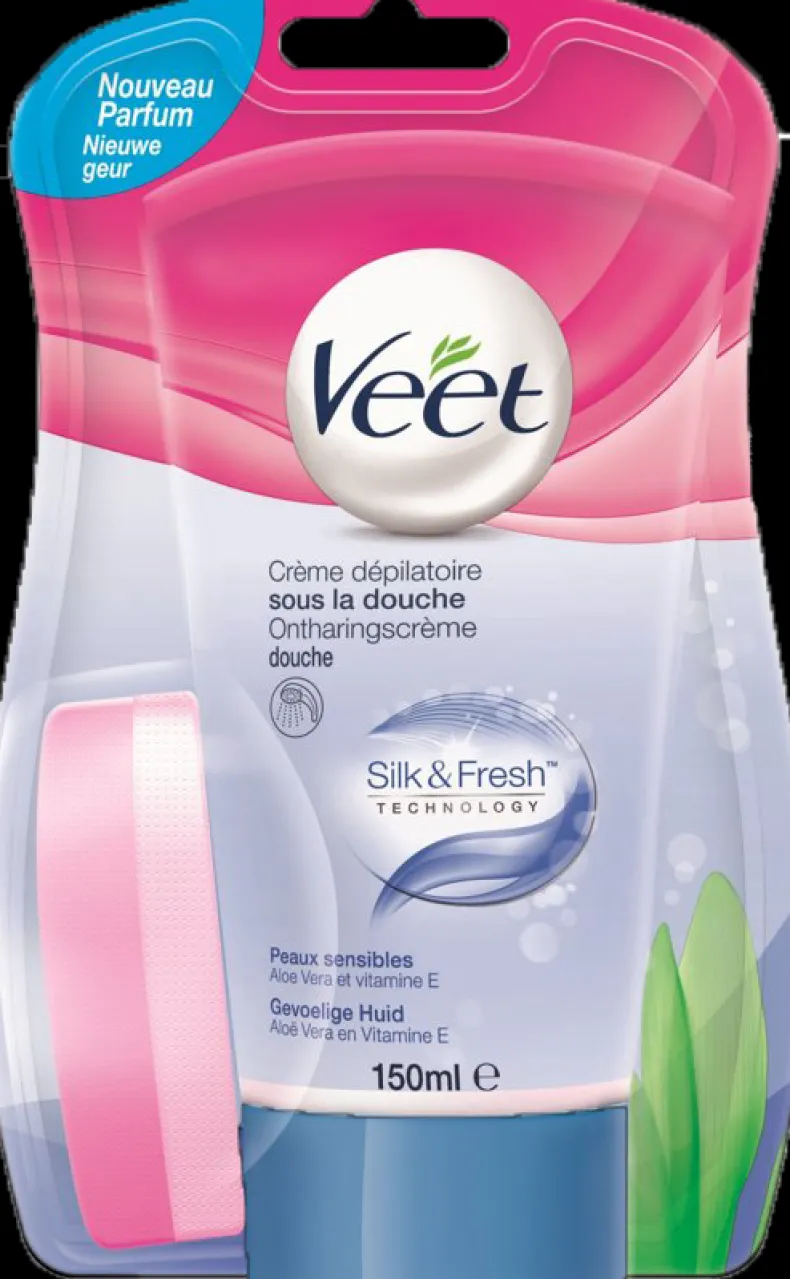 Ontharingscème douche Silk&Fresh gevoelige huid 150 ml