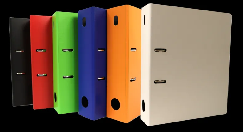 ORDNER A4 LUXE GRIJS 7CM