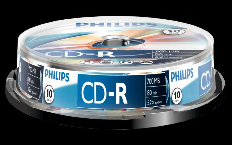 Philips CD-R 80 min / 700 MB spindle 10 stuks