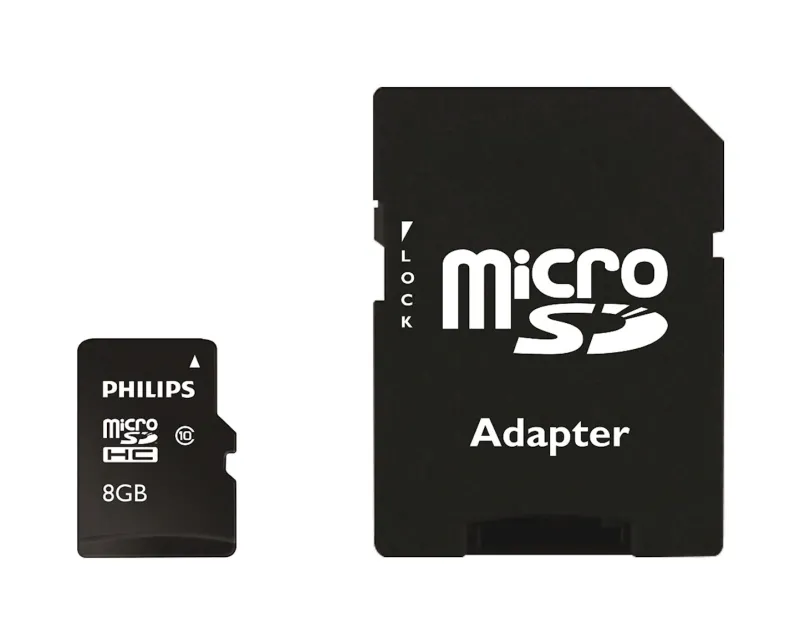 Philips Micro SDHC kaart 8 GB