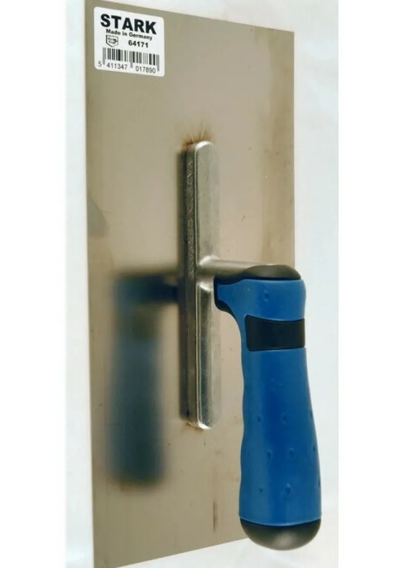 Plaktruweel rechthoekig inox 280 mm