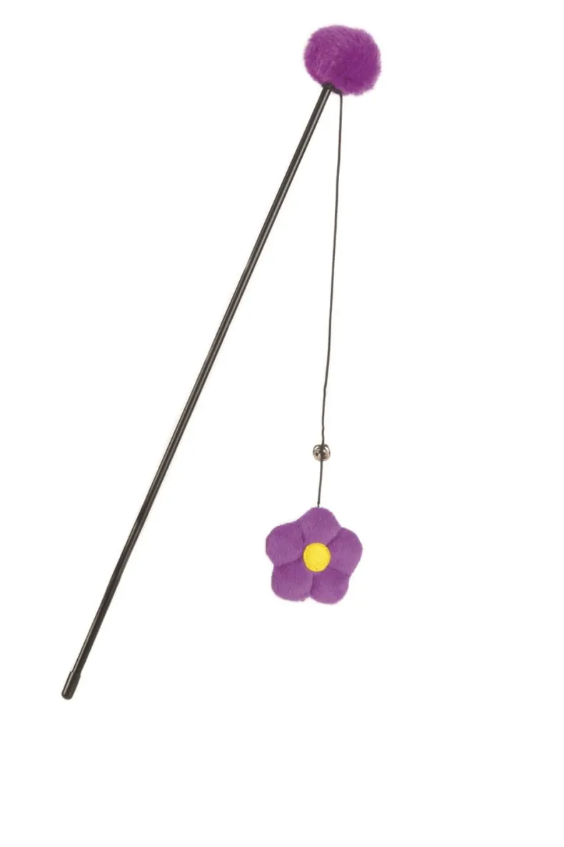 Plastic kattenhengel floral 40 cm