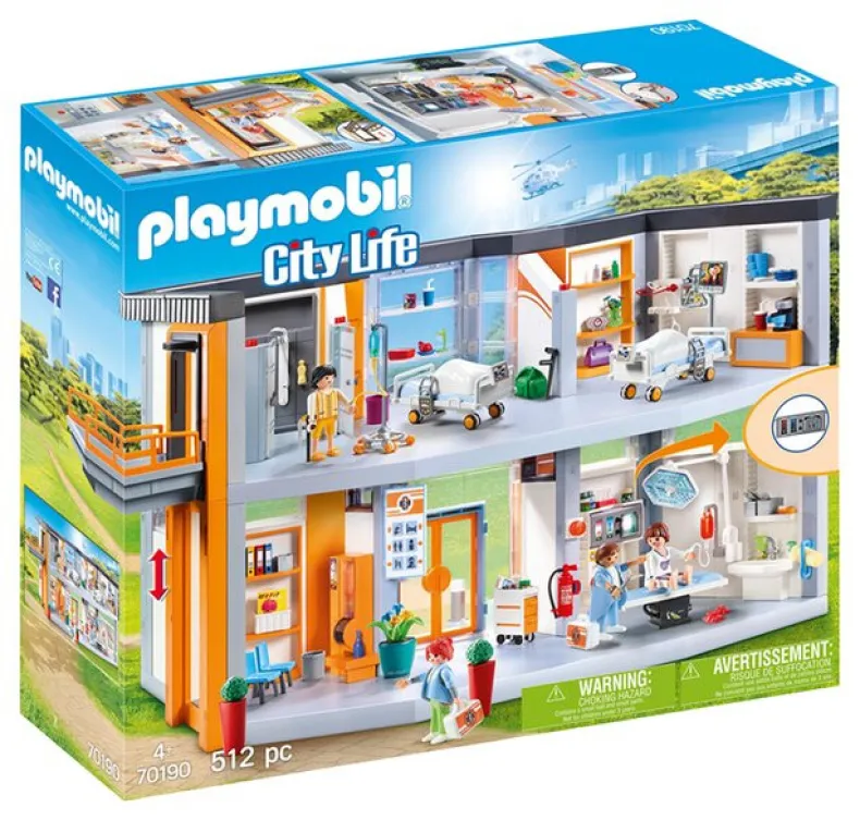 Playmobil City Life Groot Ziekenhuis Inricht - 70190