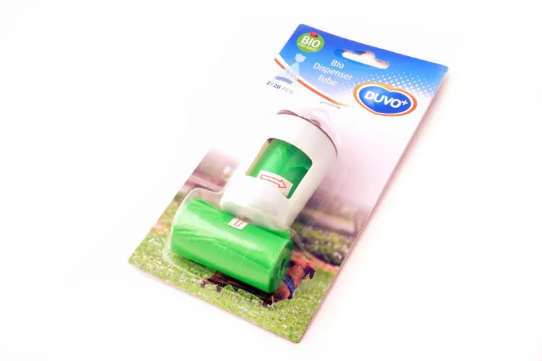 Poepzakjes bio koker groen 2 x 20 stuks