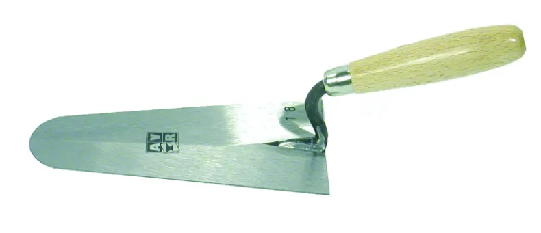 Poliertruweel met handgreep in hout 140 mm