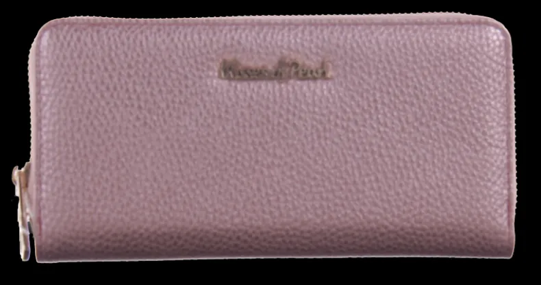 Portefeuille metal rose
