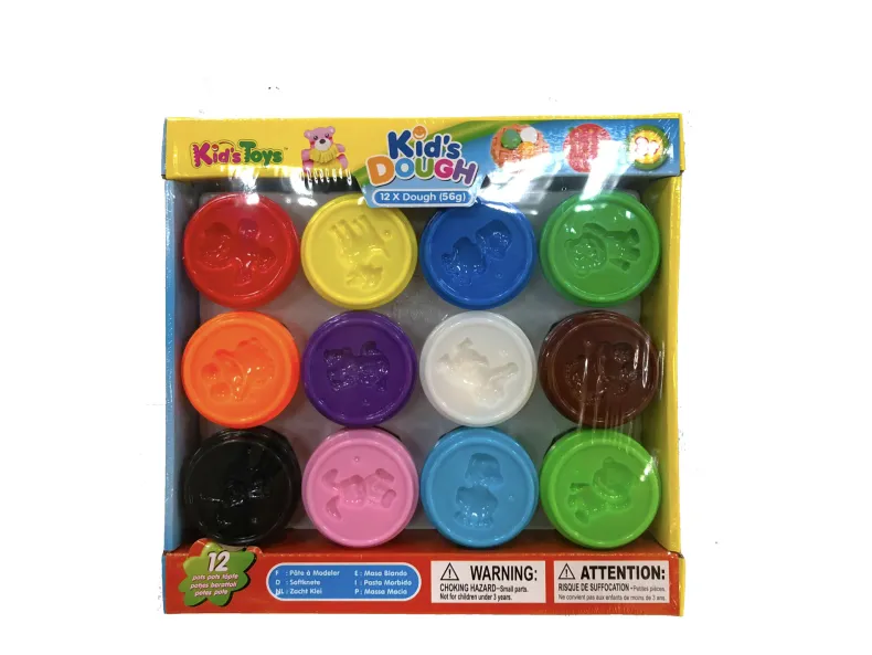 Potjes met klei 12 stuks