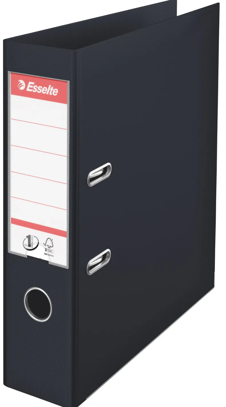 Power ordner A4 zwart 75 mm