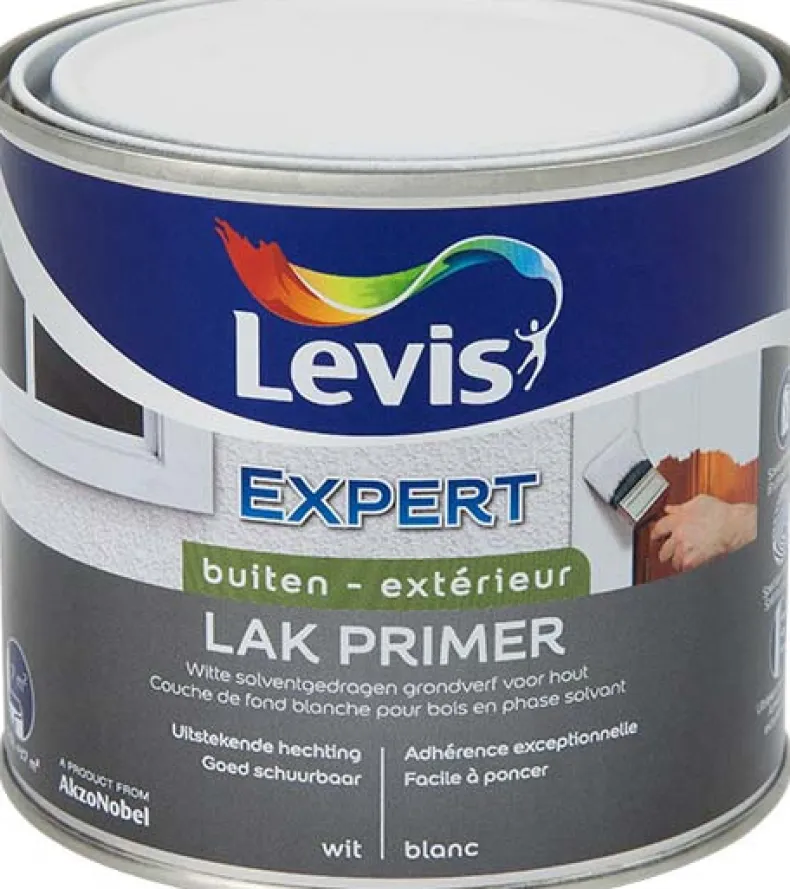 Primer hout expert 0,5 L wit
