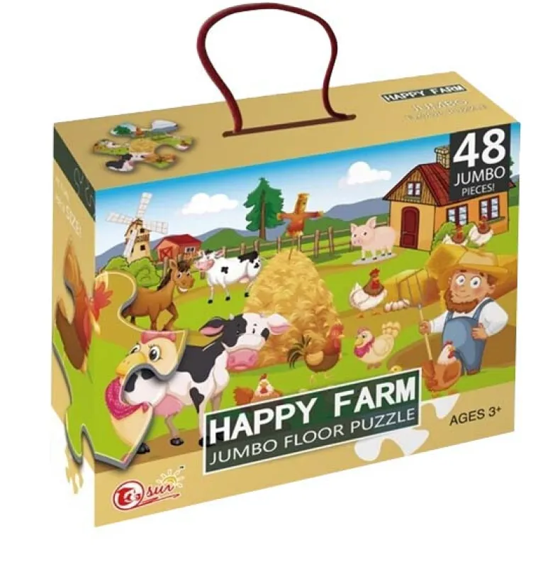 Puzzel boerderijvriendjes - 48 stukjes