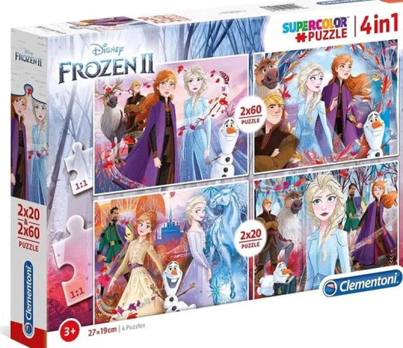 Puzzle 2X20+2X60 Disney Frozen2