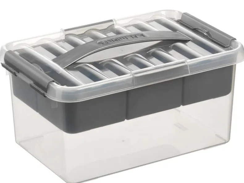 Q - line multi opbergbox 6 L transparant