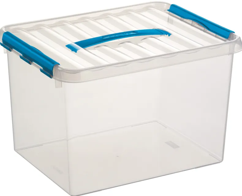 Q - line opbergbox 22 L blauw