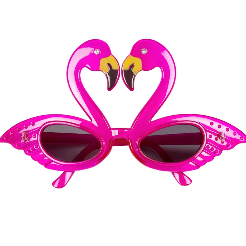 Partybril Flamingo Roze Volwassenen