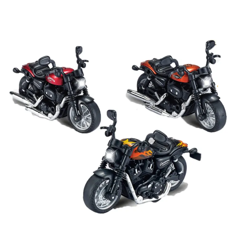 Race moto met licht en geluid