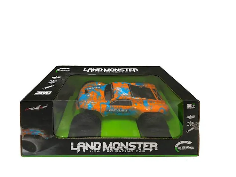 Rally auto met bediening