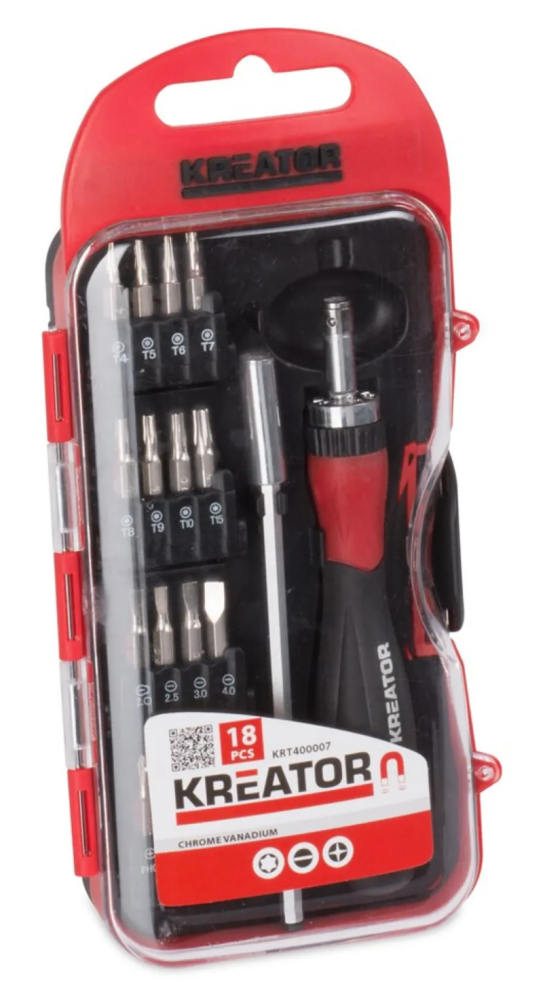 Ratel schroevendraaierset 18-delig