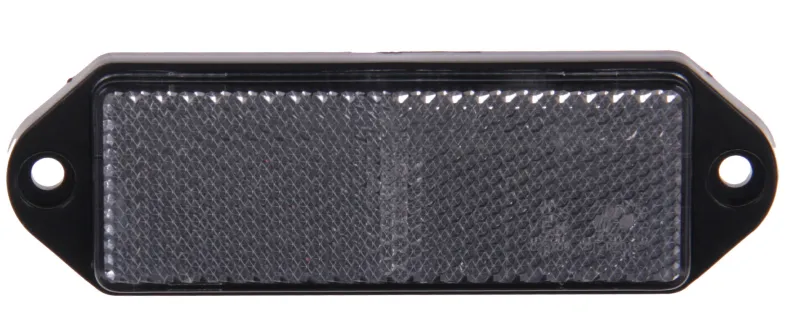 Reflector rechthoekig geschroefd transparant